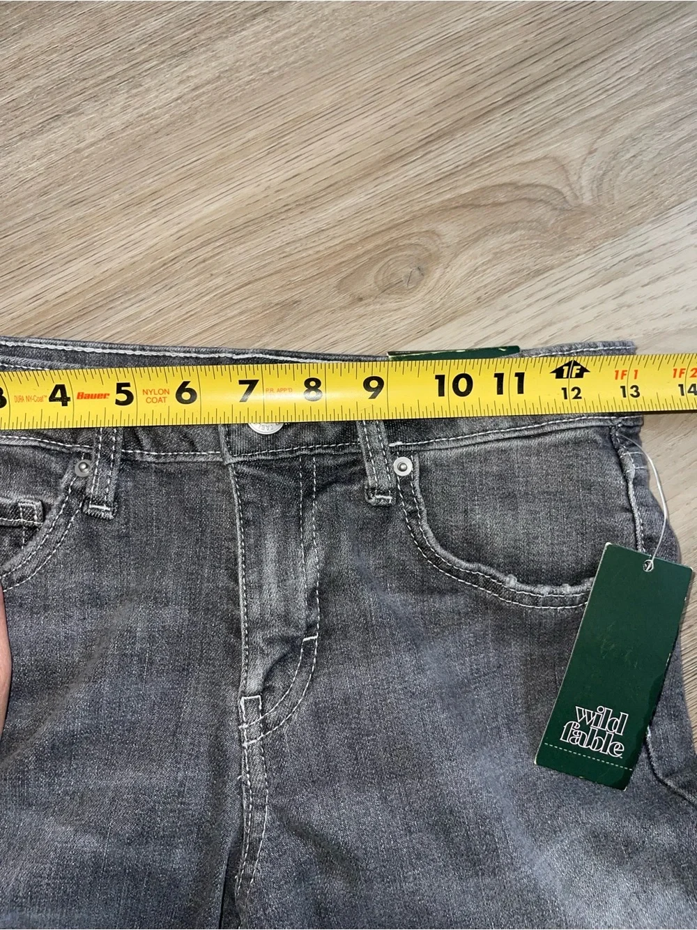 wild fable Gray High-Rise Wide Leg Jeans - Picture 6 of 7